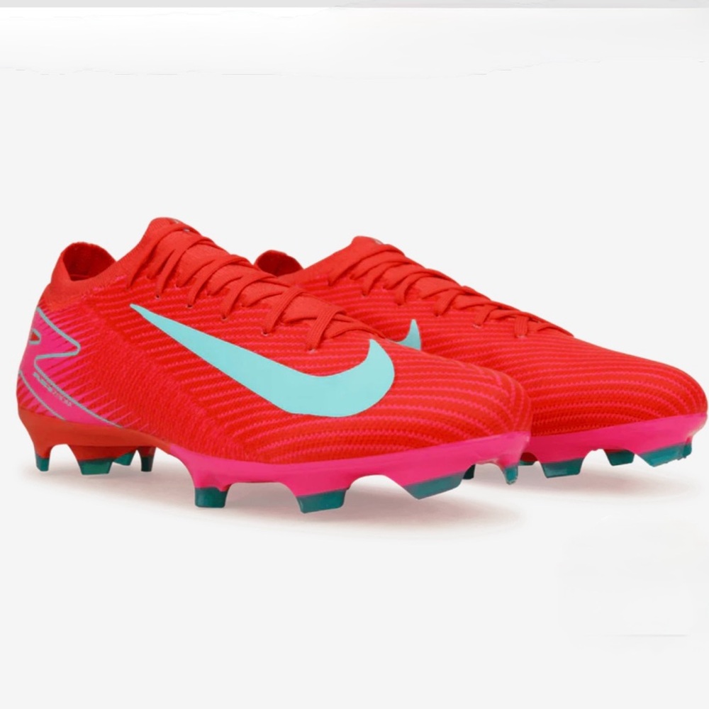 ⚽️NIKE Zoom Mercurial Vapor 16 Pro AG Pro- Ember Glow/Aurora Green - M9 / W10.5